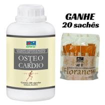 Osteo Cardio Anew 240 cáps + 20 Sachês de Floranew Anew