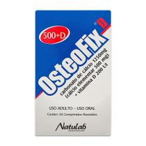 Osteofix Carbonato De Cálcio 1250Mg 200Ui 60 Comprimidos