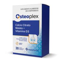 Osteoplex Cálcio Malato + Vitamina D3 Ossos e Dentes 30 CPR