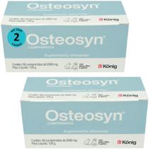 Osteosyn 2000mg Com 60 Comp. Cães e Gatos Raças Grandes Kit C 2 Osteosyn 2000mg Com 60 Comp. Cães e Gatos Raças Grandes Kit C 2
