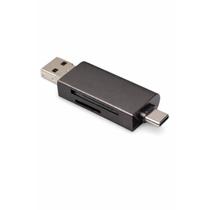 Otg Leitor De Cartão Usb 2.0 Type C Sd Micro Sd Compatível