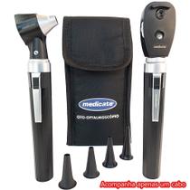 Oto-Oftalmoscópio MD 8700 Medicate - LED - Preto