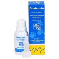 Otodermin 20ml Para Cães E Gatos Tratamento Otites - Bravet