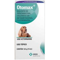 Otomax Pomada Otológica MSD Saúde Animal - 12,5 g