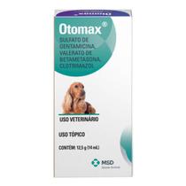 Otomax Solução Otológica para Cães com Otite MSD 12,5g