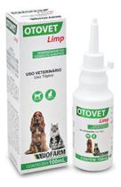 Otovet Limp 100 Ml Biofarm Higienizador Auditivo Cães Gatos Otovet Limp 100 Ml Biofarm Higienizador Auditivo Cães Gatos