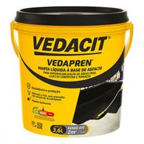 Otto B.Vedapren Laje Preto Galao 3,6 Litros 3,6 Lts