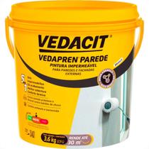 Otto Vedacit Vedapren Parede Pintura Impermeavel Branca 3,6Kg Otto Vedacit Vedapren Parede Pintura Impermeavel Branca 3,6Kg