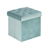 Ottoman B FSOBEIIALEO Cube Velvet com tampa removível