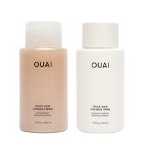 OUAI Shampoo + Condicionador Espessante. Sem Sulfato. 283ml Cada