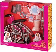 Our Generation Conjunto de Cadeiras de Rodas - Com Acessórios Candide 0224