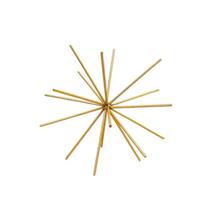 Ouriço Decorativo em Ferro Dourado