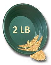 Ouro em cascalho aurífero do Colorado para bateia em casa, 2 lb