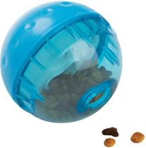 OurPets IQ Treat Ball Ball Dog Dog Toy &amp Dog Slow Feeder (Brinquedos Interativos para Cães, Brinquedos de Quebra-Cabeça de Cachorro, Brinquedos de Cão Dispensador - Ótima Alternativa para Tigelas de Cão Alimentador Lento) 2 Tamanhos Opções-Core