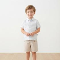 Out - Conjunto Infantil Menino Verão Camisa Com Bermuda Chic ANJOS BABY Cor:AzulTamanho:2 Out - Conjunto Infantil Menino Verão Camisa Com Bermuda Chic ANJOS BABY Cor:AzulTamanho:2