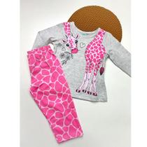 Out - Pijama Feminino Inverno Girafa KYLY Cor:MesclaTamanho:1 Out - Pijama Feminino Inverno Girafa KYLY Cor:MesclaTamanho:1
