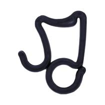 Outdoor-intempéries Natal luz clipes, calha ganchos para férias, branco e preto cabides, 40pcs