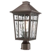 Outdoor Post Light Darkaway 42 cm de alumínio impermeável