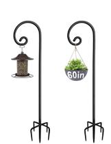 Outdoor Shepherd Hooks Artigarden, 152 cm, ajustável, pacote com 2