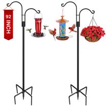 Outdoor Shepherd Hooks XDW-GIFTS, 234 cm, gancho duplo, pacote com 2