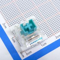 Outemu Switch Interruptor Linear De Prata Saidamu Marrom Branco Vermelho Azul À Prova De Poeira Modelo:Verde