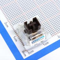 Outemu Switch Interruptor Linear De Prata Saidamu Marrom Branco Vermelho Azul À Prova De Poeira