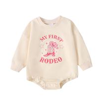 Outfit CREAIRY Baby Girl 1st Birthday My First Rodeo 6-12 meses
