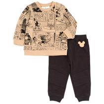 Outfit Disney Mickey Mouse Goofy, moletom e calça 3T