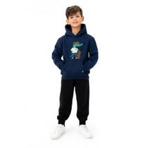 Outfit Estiloso Moletom Jacaré Skate Capuz Calça Conjunto Trend Moletom Jacaré Skate Capuz Calça Com