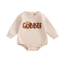 Outfit FIOMVA Thanksgiving Baby Girl Boy Sweatshirt Macacão