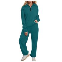 Outfits Lounge, moletom e calça de moletom de 2 peças para mulheres Outfits Lounge, moletom e calça de moletom de 2 peças para mulheres