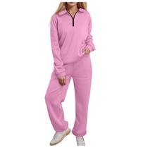 Outfits Lounge, moletom e calça de moletom de 2 peças para mulheres