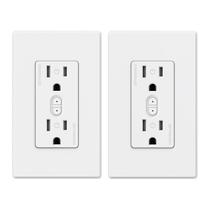 Outlet inteligente ELEGRP, tomadas embutidas inteligentes, 2,4 GHz, Wi-Fi, pacote com 2 Outlet inteligente ELEGRP, tomadas embutidas inteligentes, 2,4 GHz, Wi-Fi, pacote com 2