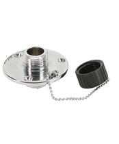 Outlet Whitecap C.P. Brass 2-3/4 Base, 1 profundidade, cromado Outlet Whitecap C.P. Brass 2-3/4 Base, 1 profundidade, cromado