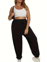 Outono e inverno novas mulheres plus size tecido de malha casual parágrafo leggings