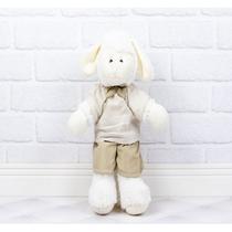 ovelha de pelucia fufy 18 cm - shorts e camisa