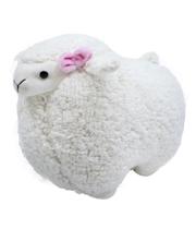 Ovelha Em Pé Com Laço Na Orelha 21Cm - Pelúcia