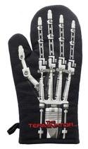 Oven Mitt The Terminator Logo T-800 Endoskeleton Design