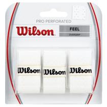 Over Grip Wilson Pro Perforated x3 - Branco Over Grip Wilson Pro Perforated x3 - Branco