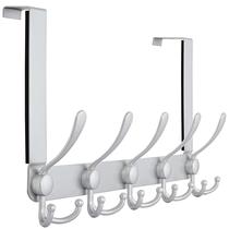 Over The Door Hook Hanger Deap 5 Tri Hooks Silver