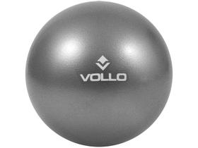 Overball Mini Bola de Exercícios Vollo VP1082 25cm Cinza Indicado Fisioterapia e Pilates