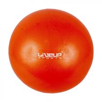 Overball Mini Bola Suiça Gym Ball Para Pilates e Fisioterapia 25cm Laranja Liveup