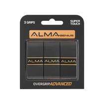 Overgrip Advanced Profissional 3 Unidades Preto Alma Genius Overgrip Advanced Profissional 3 Unidades Preto Alma Genius