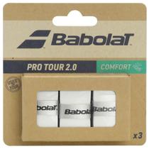 Overgrip Babolat Pro Tour 2.0 Confort Branco com 3 Unidades