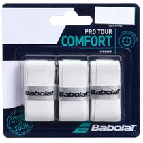 Overgrip Babolat Pro Tour Branco com 03 unidades