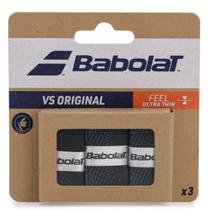 Overgrip Babolat Vs Original X3 Preto e Azul Overgrip Babolat Vs Original X3 Preto e Azul
