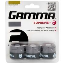Overgrip Gamma Supreme com 03 Unidades Cinza
