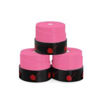 Overgrip Kirschbaum Touch It 0.5mm - Pack com 03 Unidades - Rosa Overgrip Kirschbaum Touch It 0.5mm - Pack com 03 Unidades - Rosa