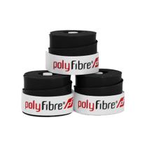 Overgrip Polyfibre Feel It 0.5mm - Pack Com 03 Unidades Preto Overgrip Polyfibre Feel It 0.5mm - Pack Com 03 Unidades Preto