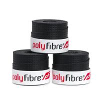 Overgrip Polyfibre Sat 0.6mm com 03 Unidades Preto Overgrip Polyfibre Sat 0.6mm com 03 Unidades Preto